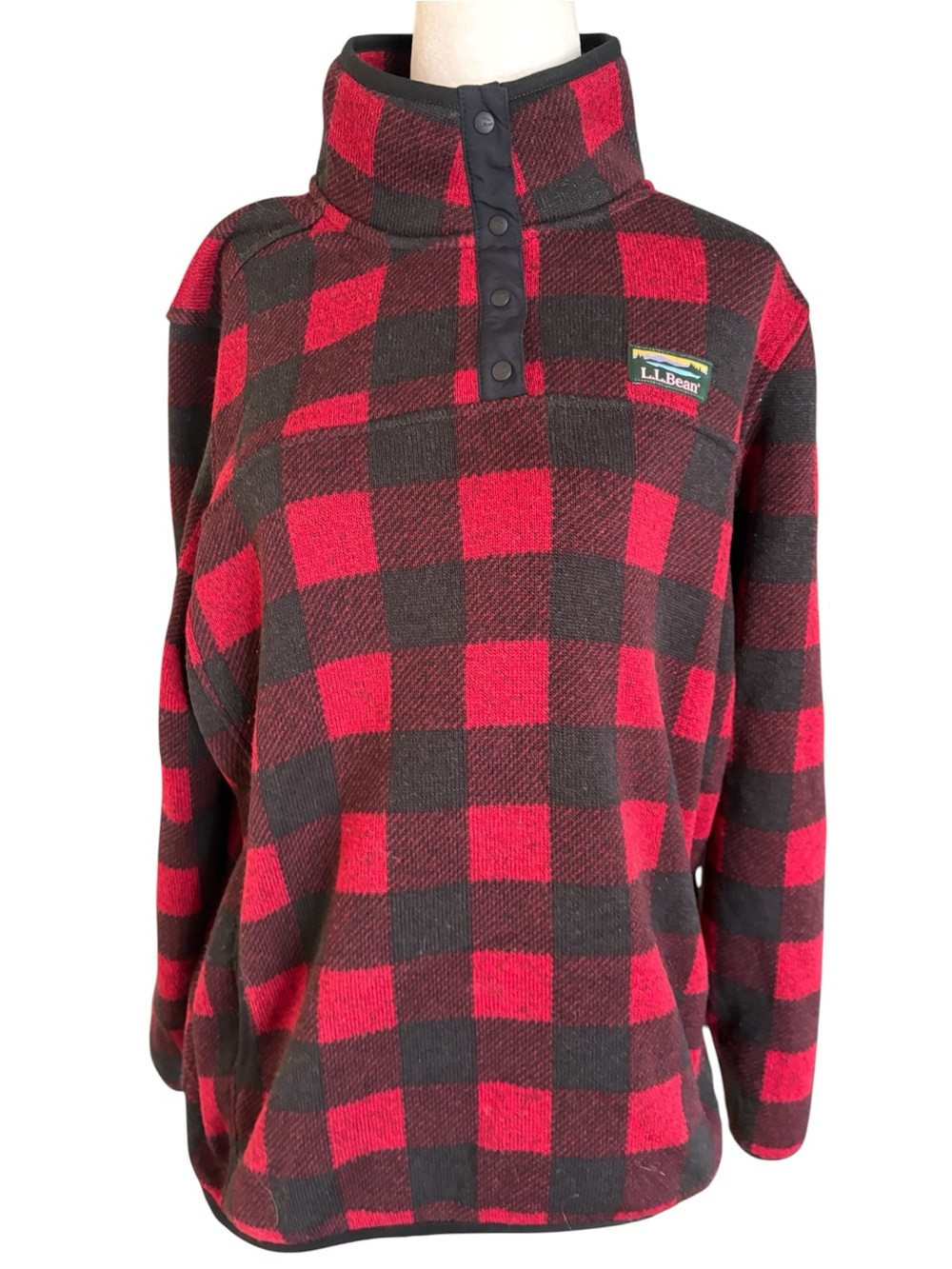 L.L. Bean Buffalo Plaid pullover